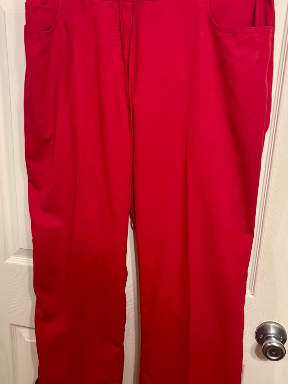Grey's Anatomy Red Scrub Pants. XL - Picture 6 of 6